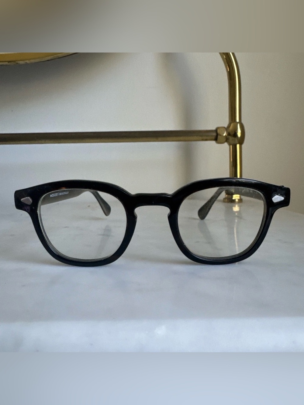 MOSCOT Lemtosh Style Brown Tortoiseshell Plastic Eyeglass Frames 46-24